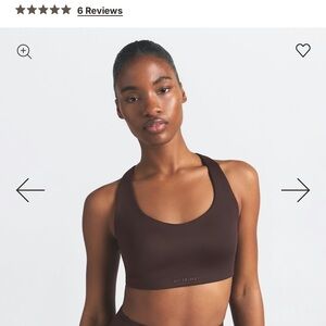 SKIMS Nine Racerback Sports Bra in Phoenix